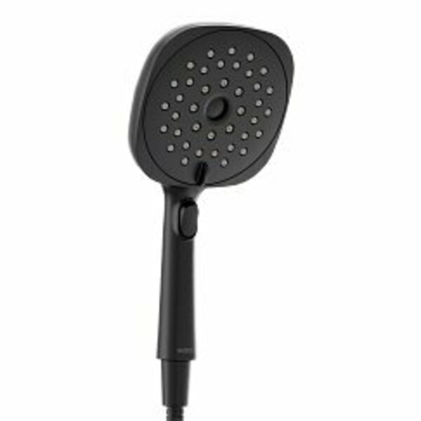 Moen Verso 8-Function 5in Diameter Eco-Performance Showerhead with Handshower in Matte Black 220H5EPBL